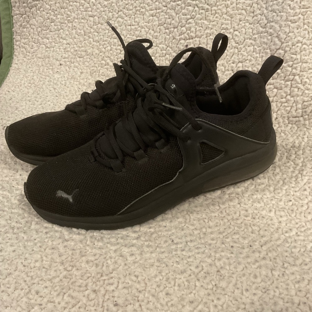 Puma Men's Black Mesh Sneakers - Picture 2 of 5